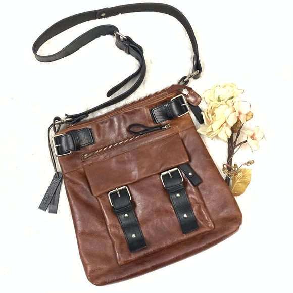Tano Handbags - TANO Genuine Leather Crossbody Bag